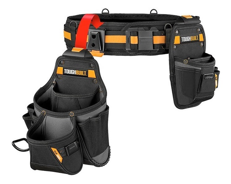 Bolsas Porta Herramientas 2pzs + Cinturón Liniero Toughbuilt