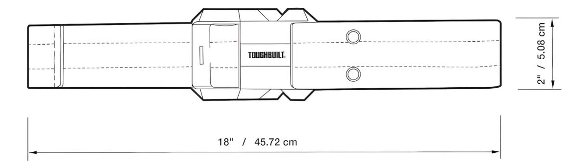 Bolsa Electricista Toughbuilt Tb-ct-34 Y Cinturón Cliptech