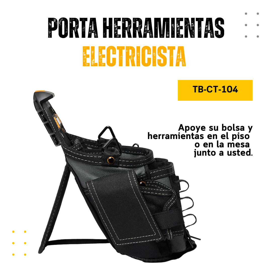 Bolsa Bandolera Porta Herramientas Electricista Toughbuilt