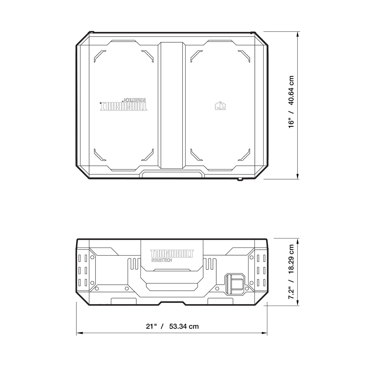 Caja para herramientas Toughbuilt StackTech TB-B1-O-30
