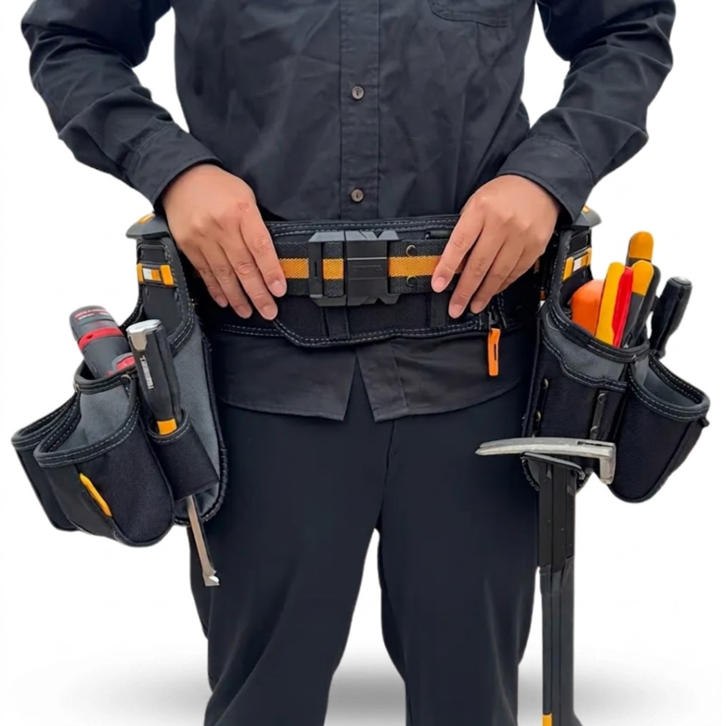 ToughBuilt Cinturón de Herramientas 3 Pzs TB-CT-111-3P Lona de 6 Capas