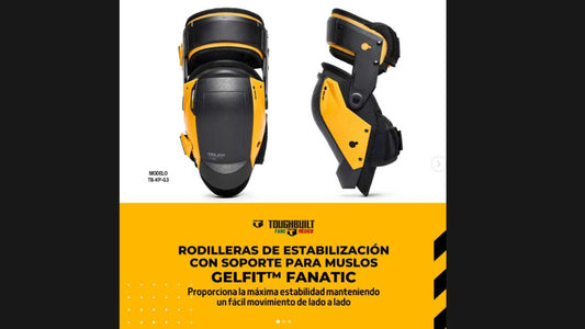 Rodilleras Toughbuilt: La solución definitiva para trabajar cómodo y sin dolor