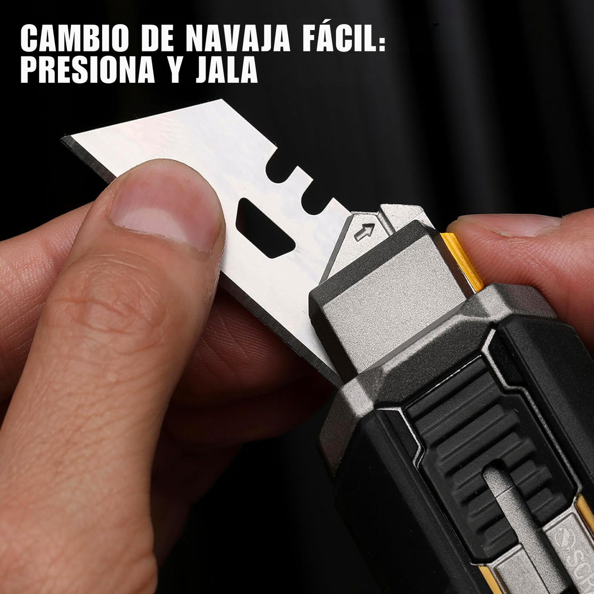 Navaja Raspador Toughbuilt Tb-h4s5-01 Cuchillo 2 En 1 + 30 H