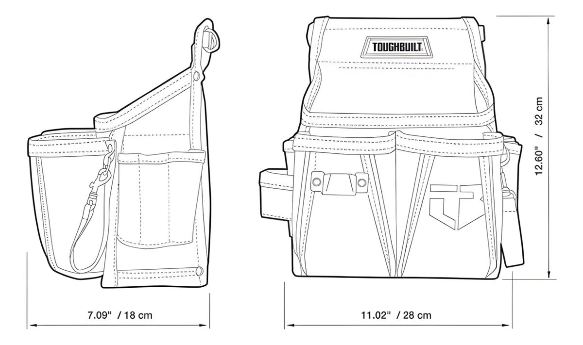 Bolsa Portaherramientas Electricista Tb-314-2 Toughbuilt
