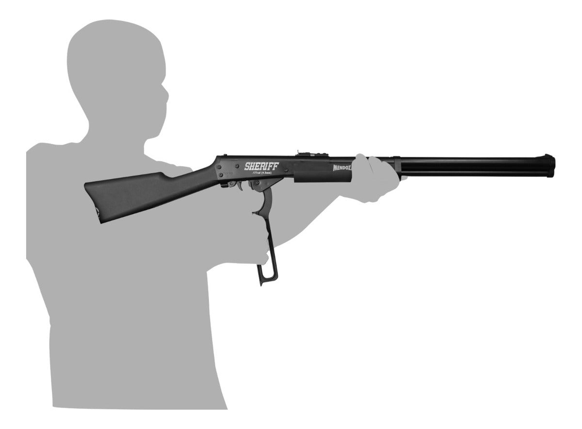 Rifle Sheriff Mendoza 4.5mm Resorte Palanca