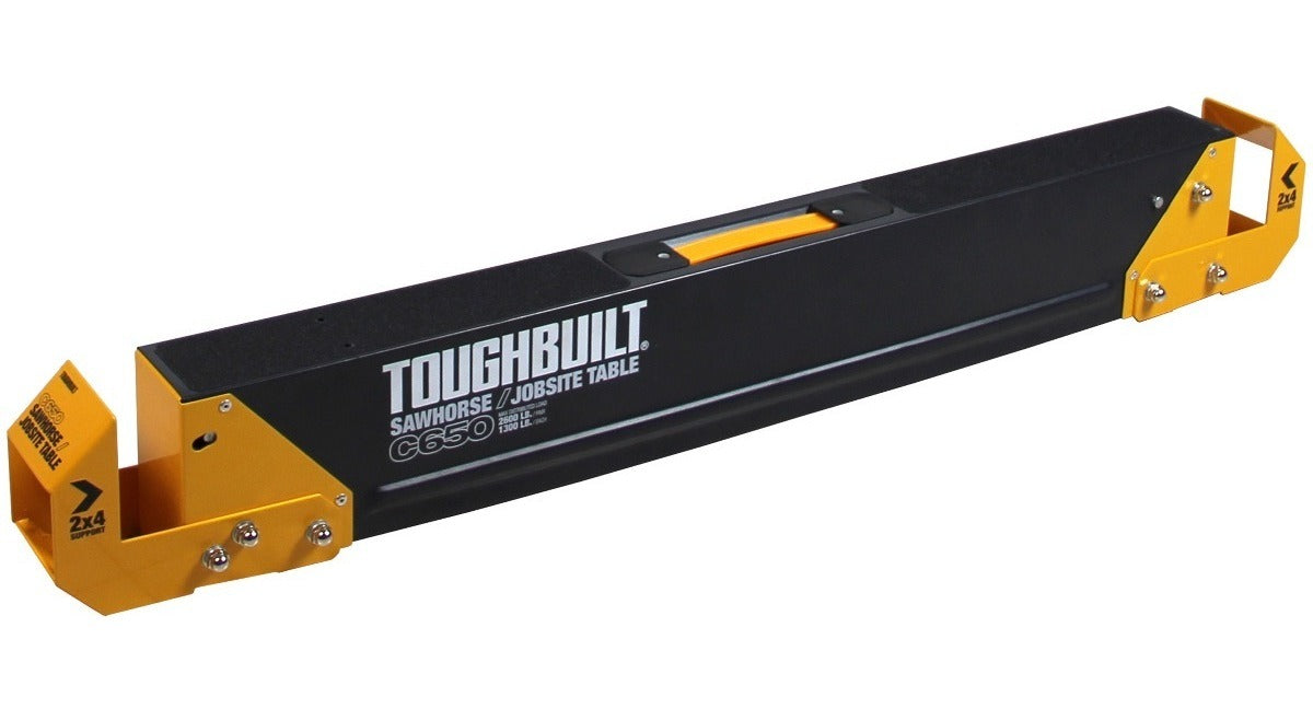 ToughBuilt Caballete de Aserrar TB-C650 Telescópico Carga 590kg