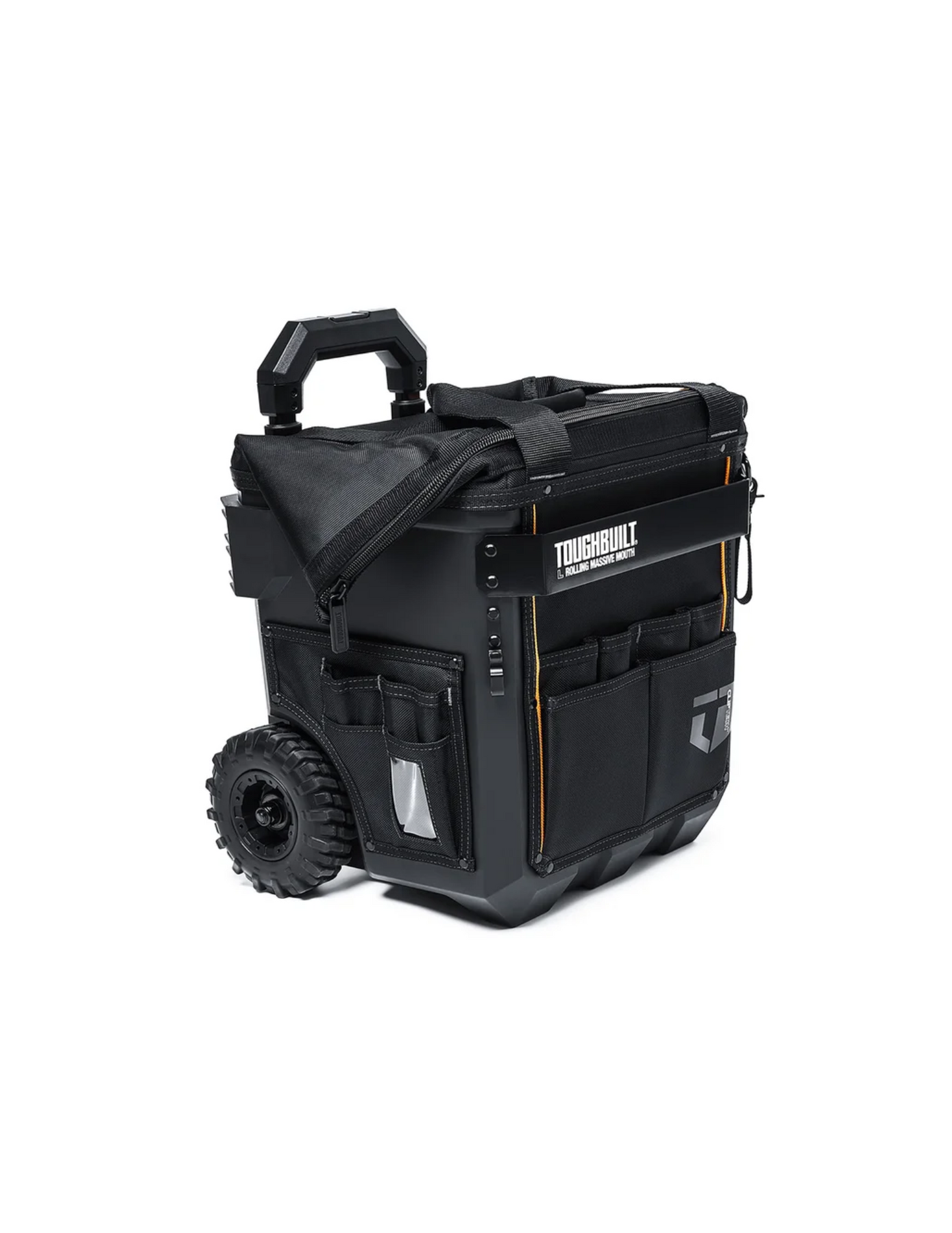 Caja Porta Herramientas Con Ruedas Toughbuilt Plastica Nylon Color Negro TB-CT-61-14
