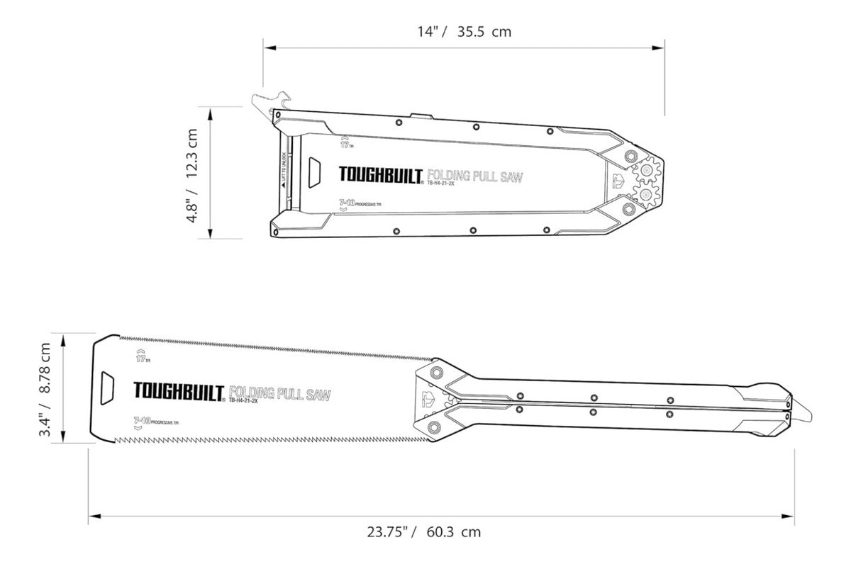 Sierra Japonesa De Tracción Plegable Tb-h4-21-2x