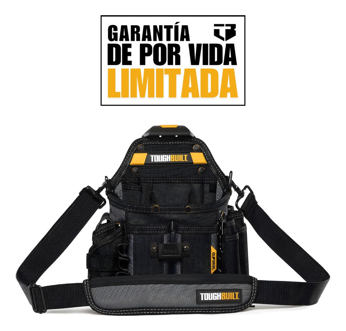 Bolsa Electricista Toughbuilt Tb-ct-114 + Cinturón Cliptech