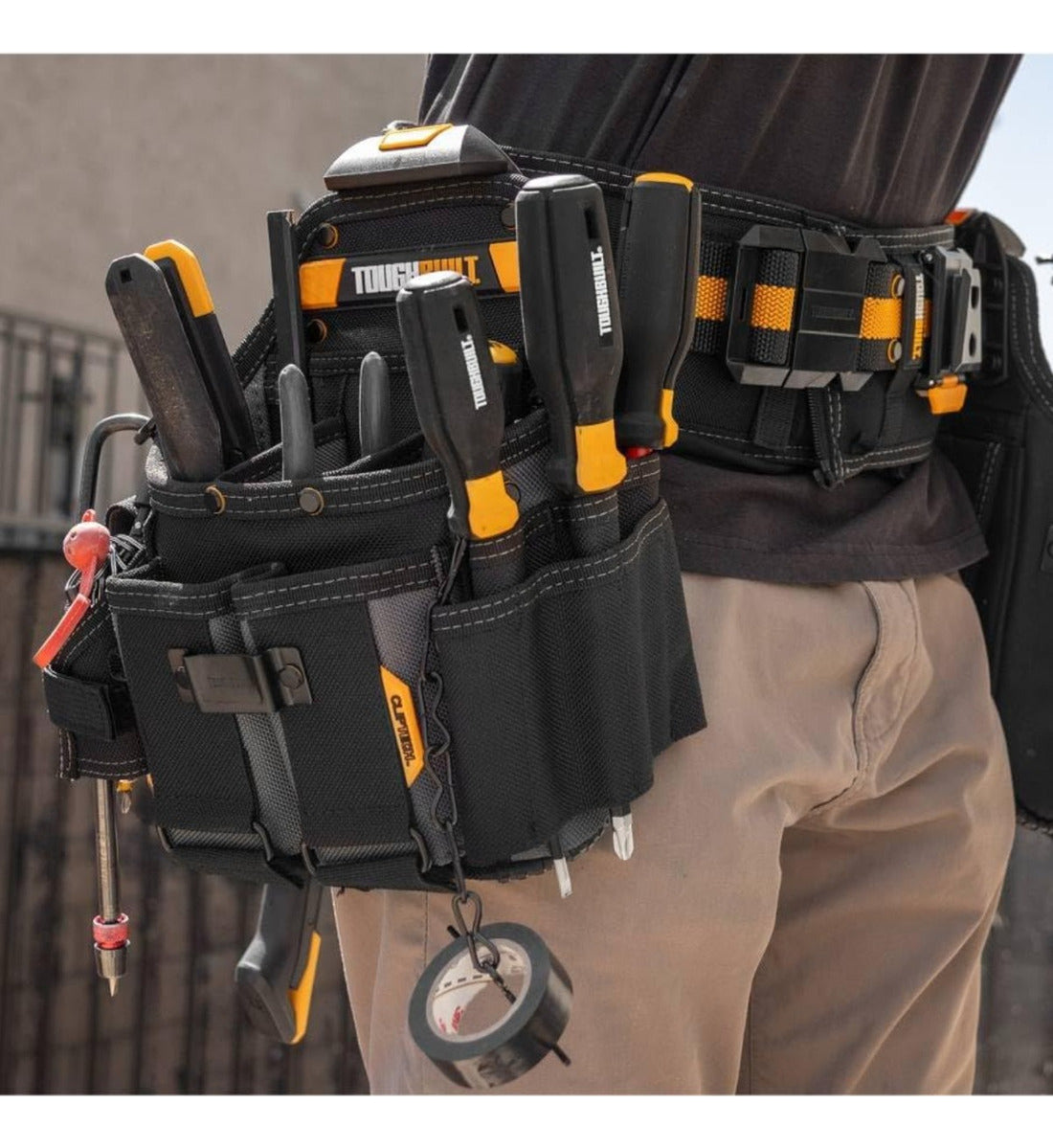 Bolsa Electricista Toughbuilt Tb-ct-114 + Cinturón Cliptech