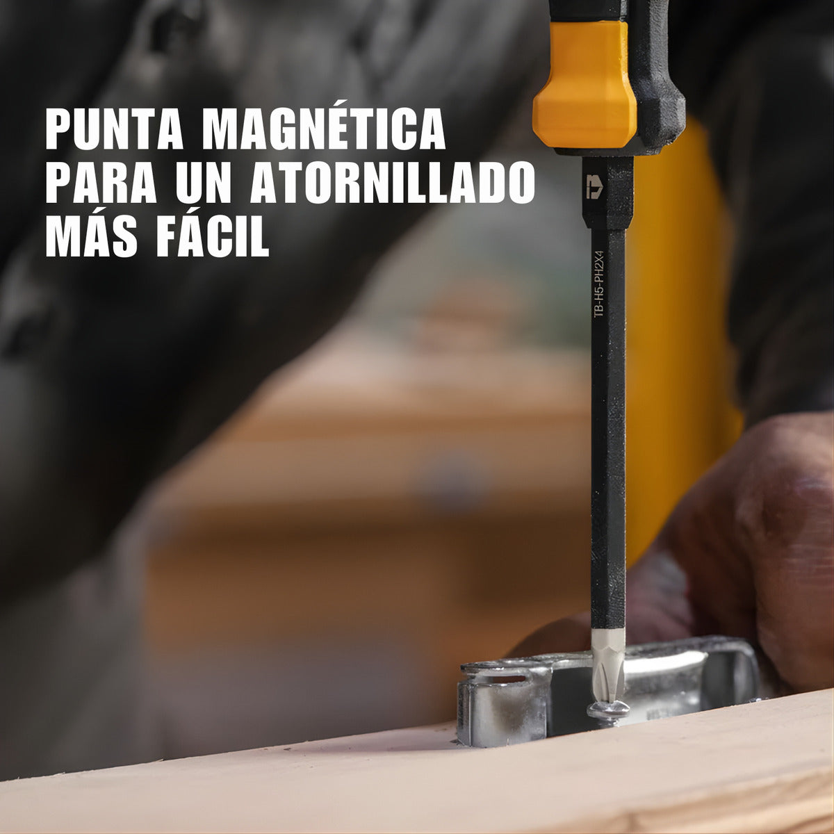 Desarmadores Punta Magnética Toughbuilt  Tb-h5s8-a 8pack