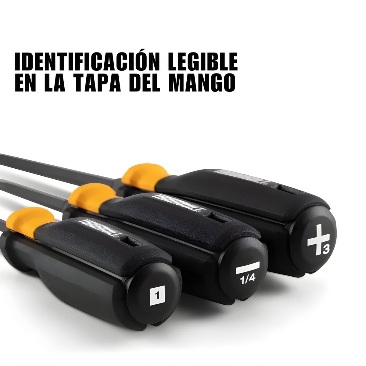 Desarmadores Punta Magnética Toughbuilt  Tb-h5s8-a 8pack
