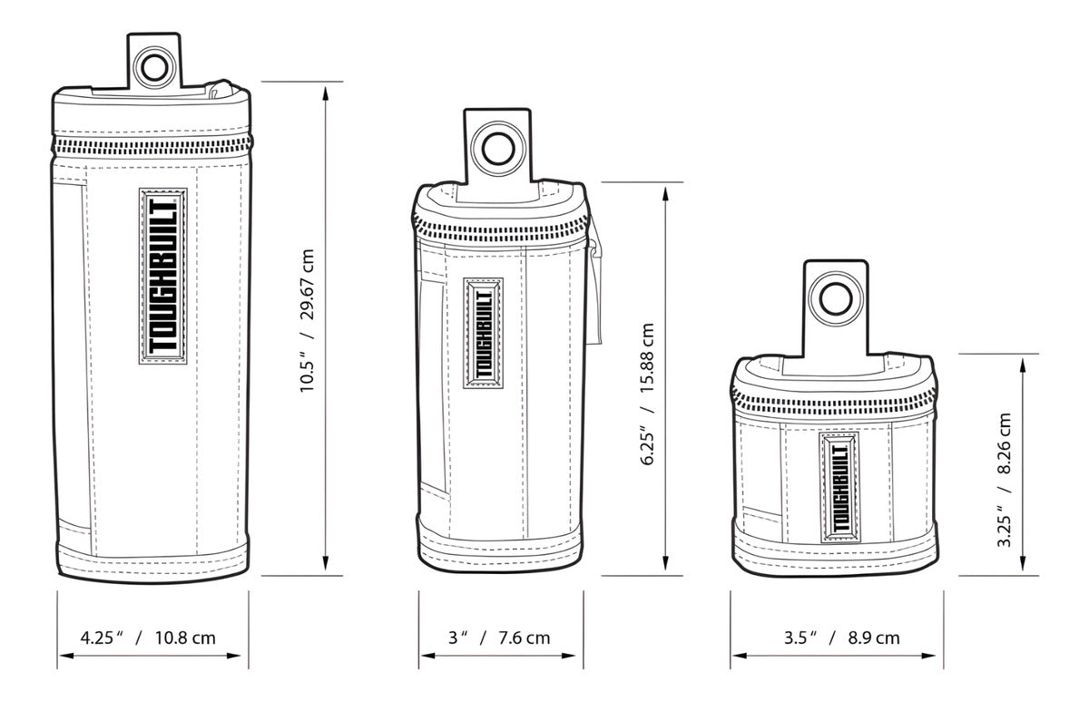 Organizador De Herramientas Torre Toughbuilt Tb-192-b 3 Pack