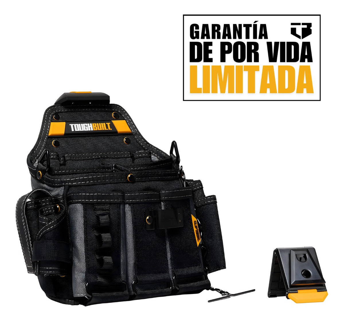 Bolsa Electricista Toughbuilt Tb-ct-104 + Cinturón Cliptech