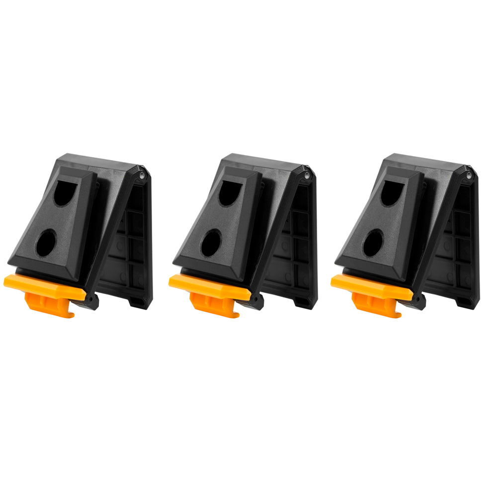 Bases Hubs&#x2122; para broches ClipTech&#x2122; de tres piezas TB-CT-150 | Fans Toughbuilt México