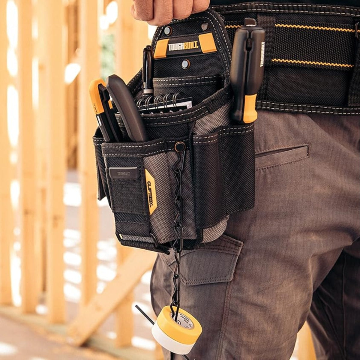 Bolsa Electricista Toughbuilt Tb-ct-34 Y Cinturón Cliptech