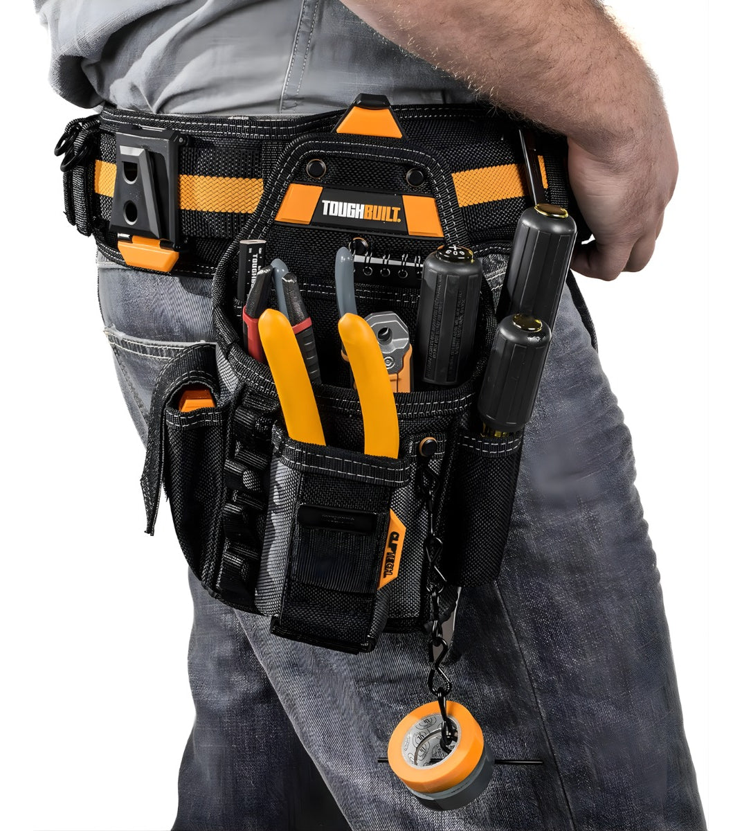 Bolsa Electricista Toughbuilt Tb-ct-34 Y Cinturón Cliptech