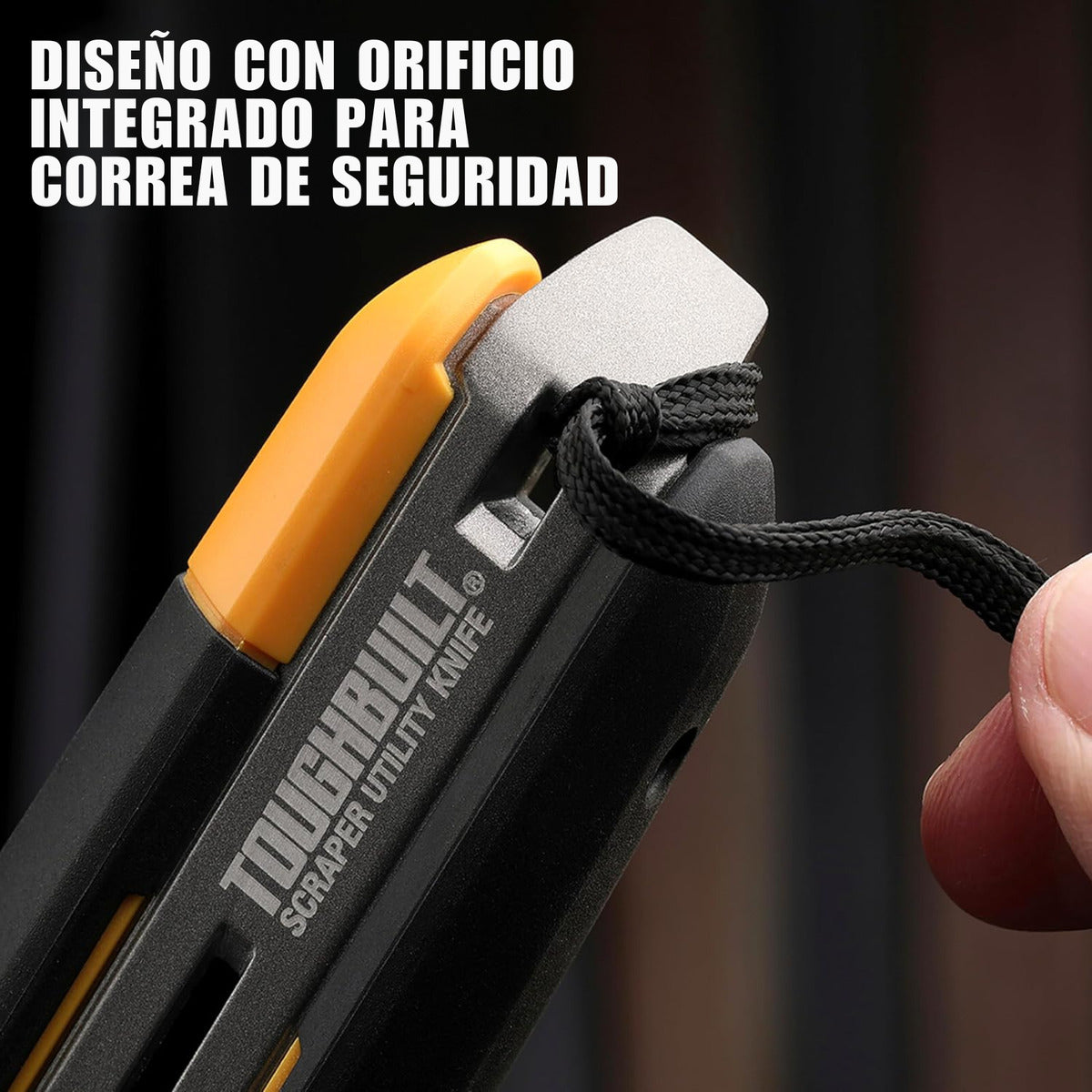 Navaja Raspador Toughbuilt Tb-h4s5-01 Cuchillo 2 En 1 + 30 H