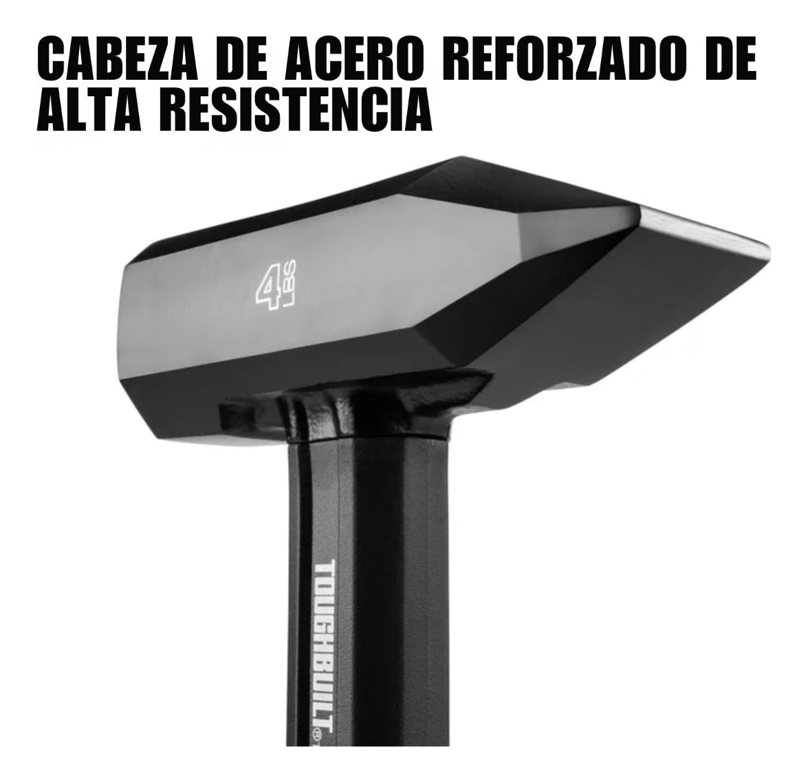 Martillo Herrero 4lb Fibra De Vidrio Toughbuilt Tb-h1-1bs-f4