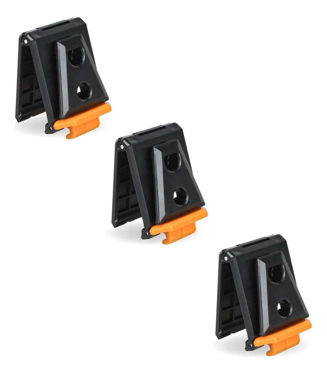 ToughBuilt Organizador de Pared TB-53 Acero con 3 Clips TB-CT-150