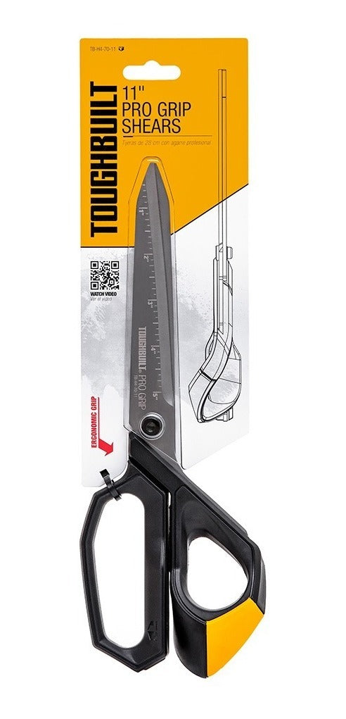 Tijera Uso Industrial Toughbuilt Tbh47011 Acero Inox Sastre
