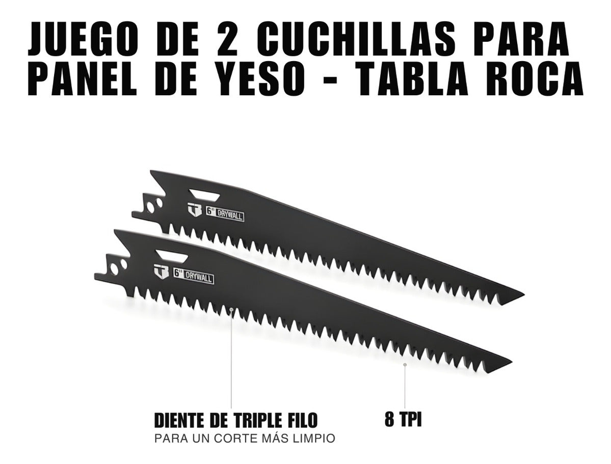 Sierra Manual Para Tablaroca + Funda Toughbuilt Tb-h4s2-23