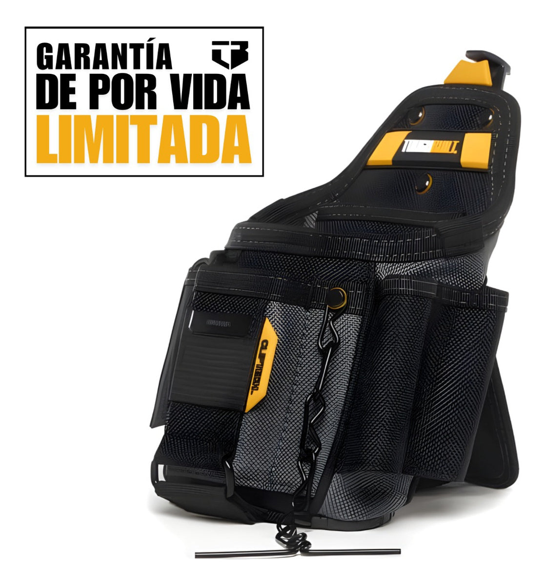 Bolsa Electricista Toughbuilt Tb-ct-34 Y Cinturón Cliptech