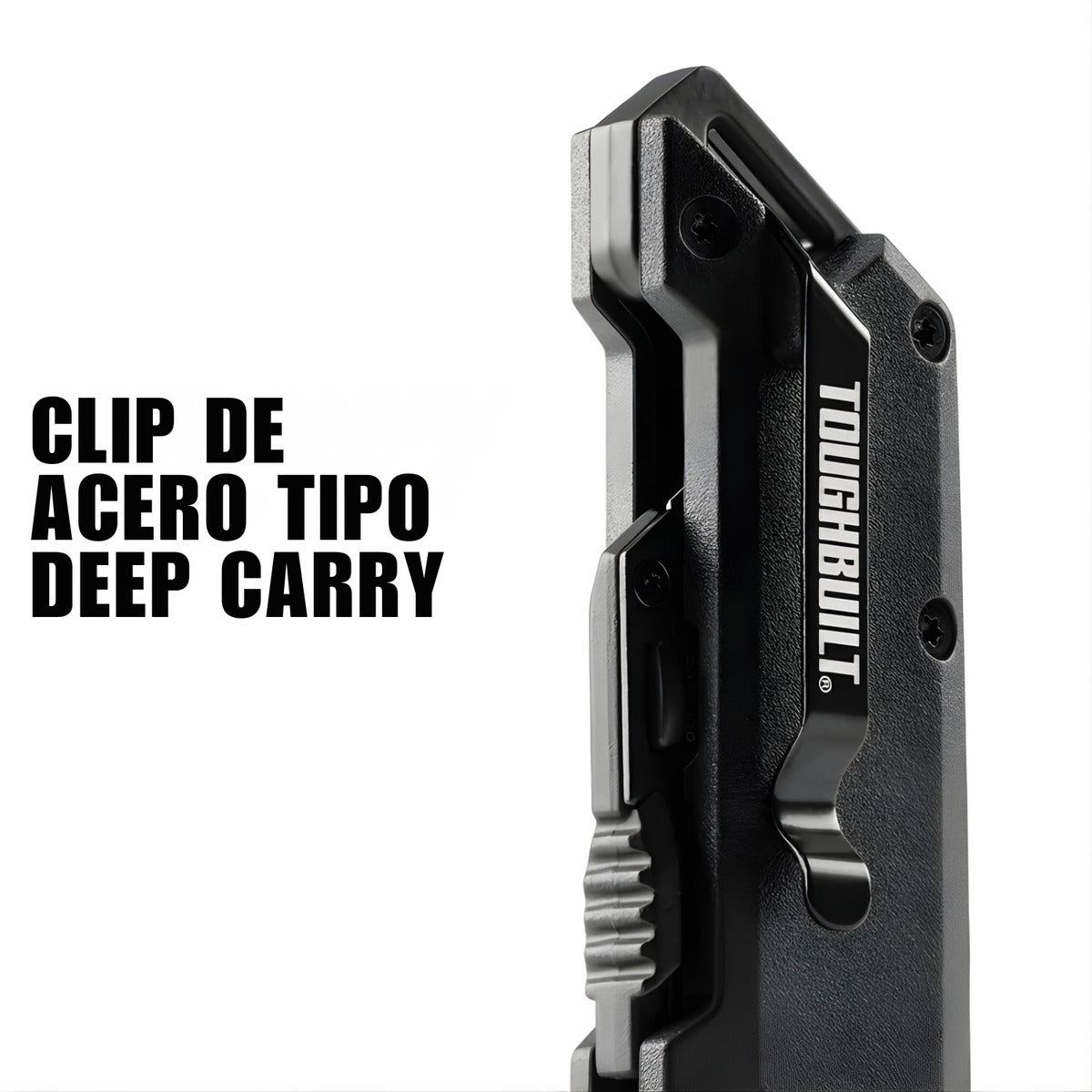 Navaja Multiusos Plegable Subcompacta Toughbuilt Tb-h4-12-c