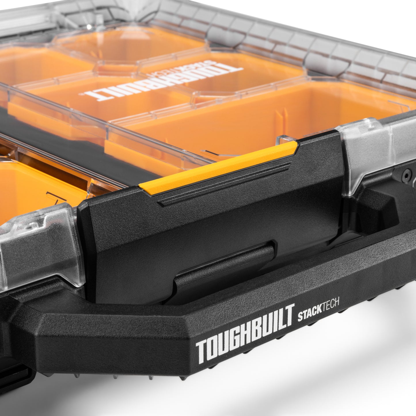 Organizador Perfil Bajo Toughbuilt StackTech Con Compartimentos
