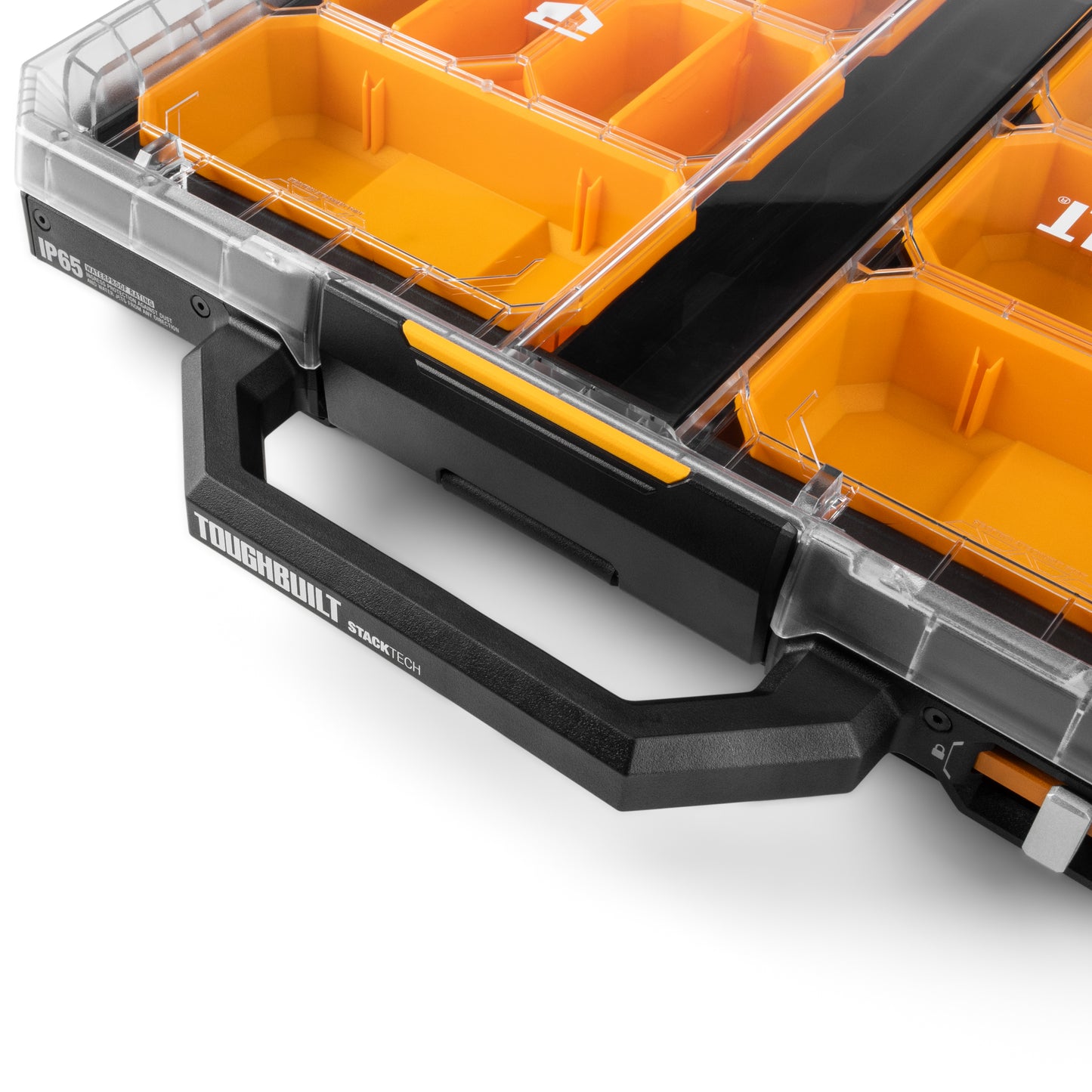 Organizador Perfil Bajo Toughbuilt StackTech Con Compartimentos