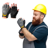 Guantes medio dedo Toughbuilt TB-G06 resistentes a abrasión