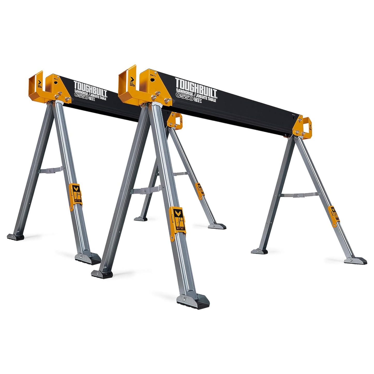 ToughBuilt Par de Caballetes Aserrar TB-C550 Acero Carga 1000kg
