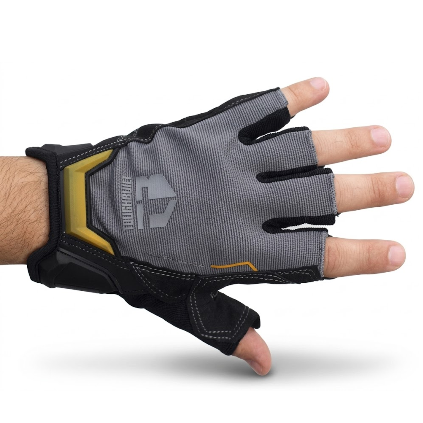 Guantes medio dedo Toughbuilt TB-G06 resistentes a abrasión