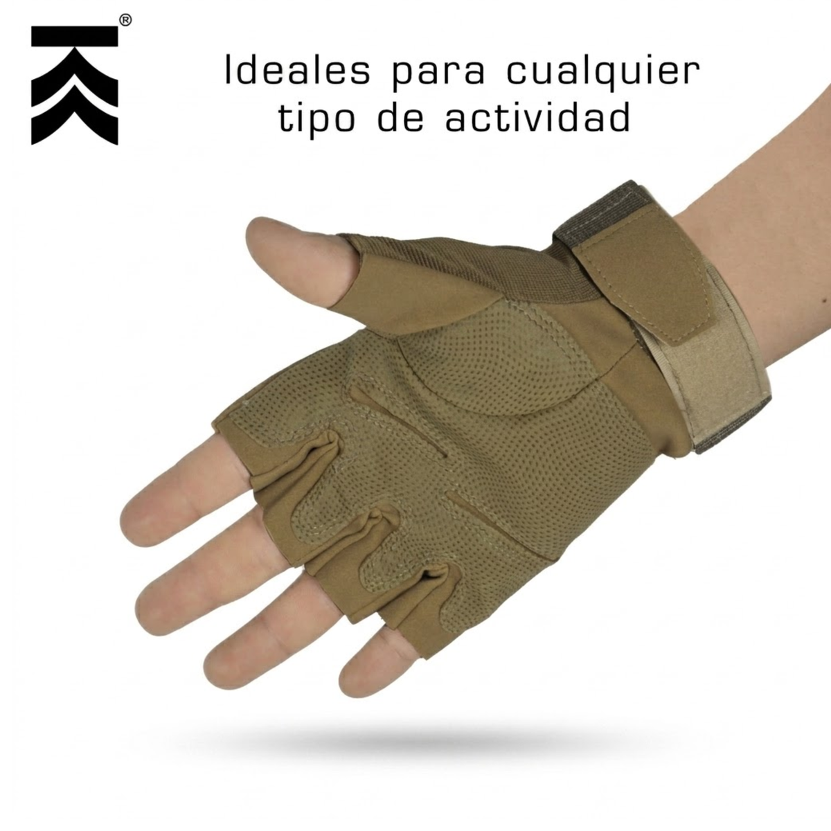 Guantes Kampak 730 Tácticos Cortos Nudillos Antiderrapantes
