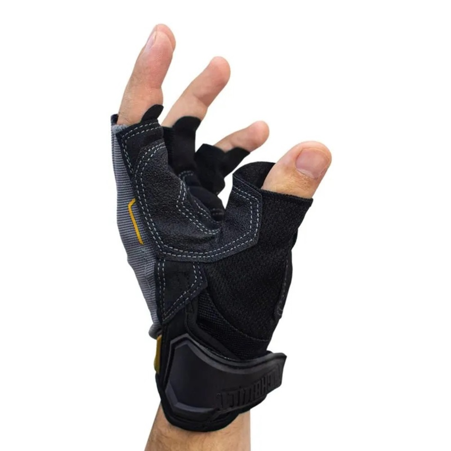 Guantes medio dedo Toughbuilt TB-G06 resistentes a abrasión