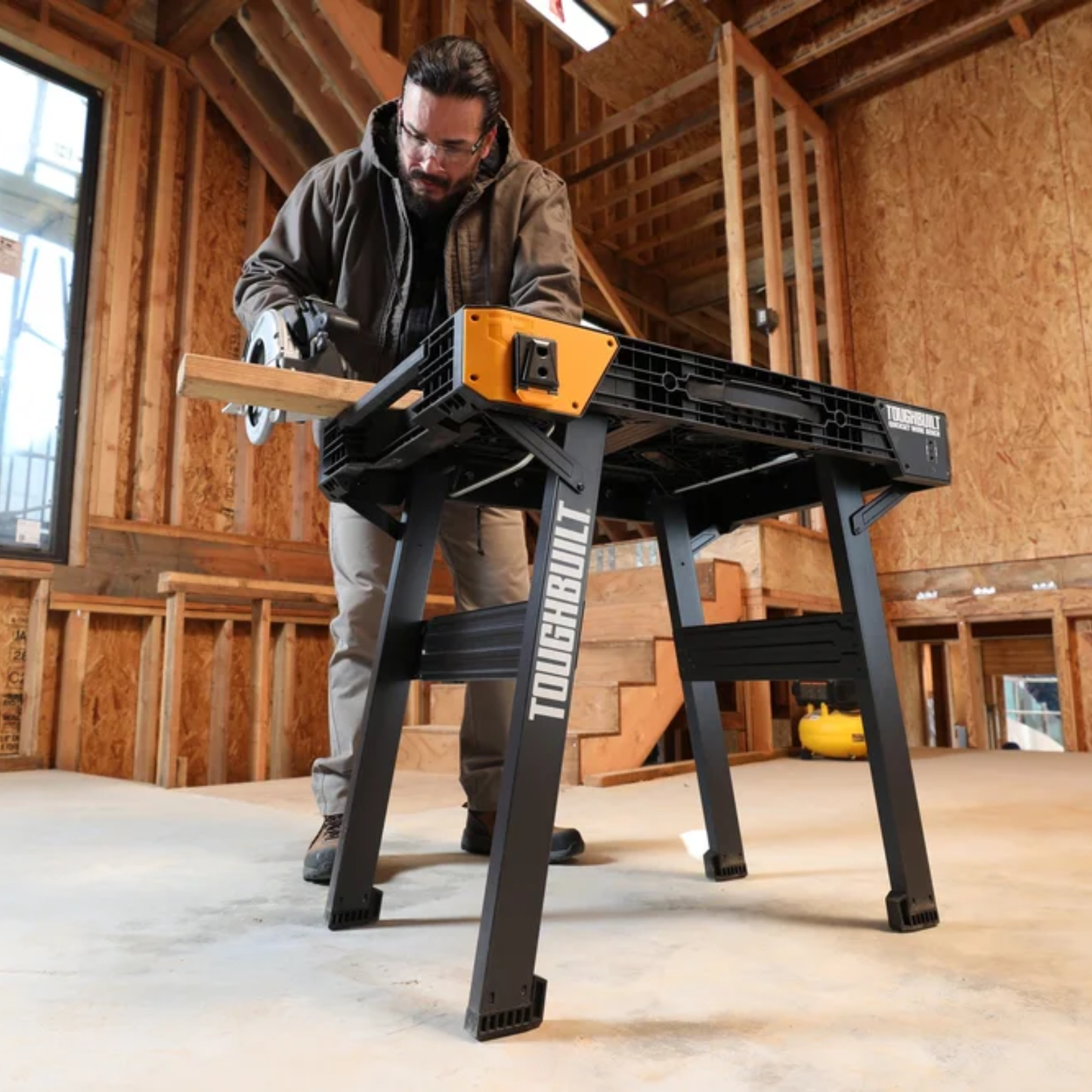 ToughBuilt Mesa de Trabajo Plegable TB-WB700 Carga 450 kg
