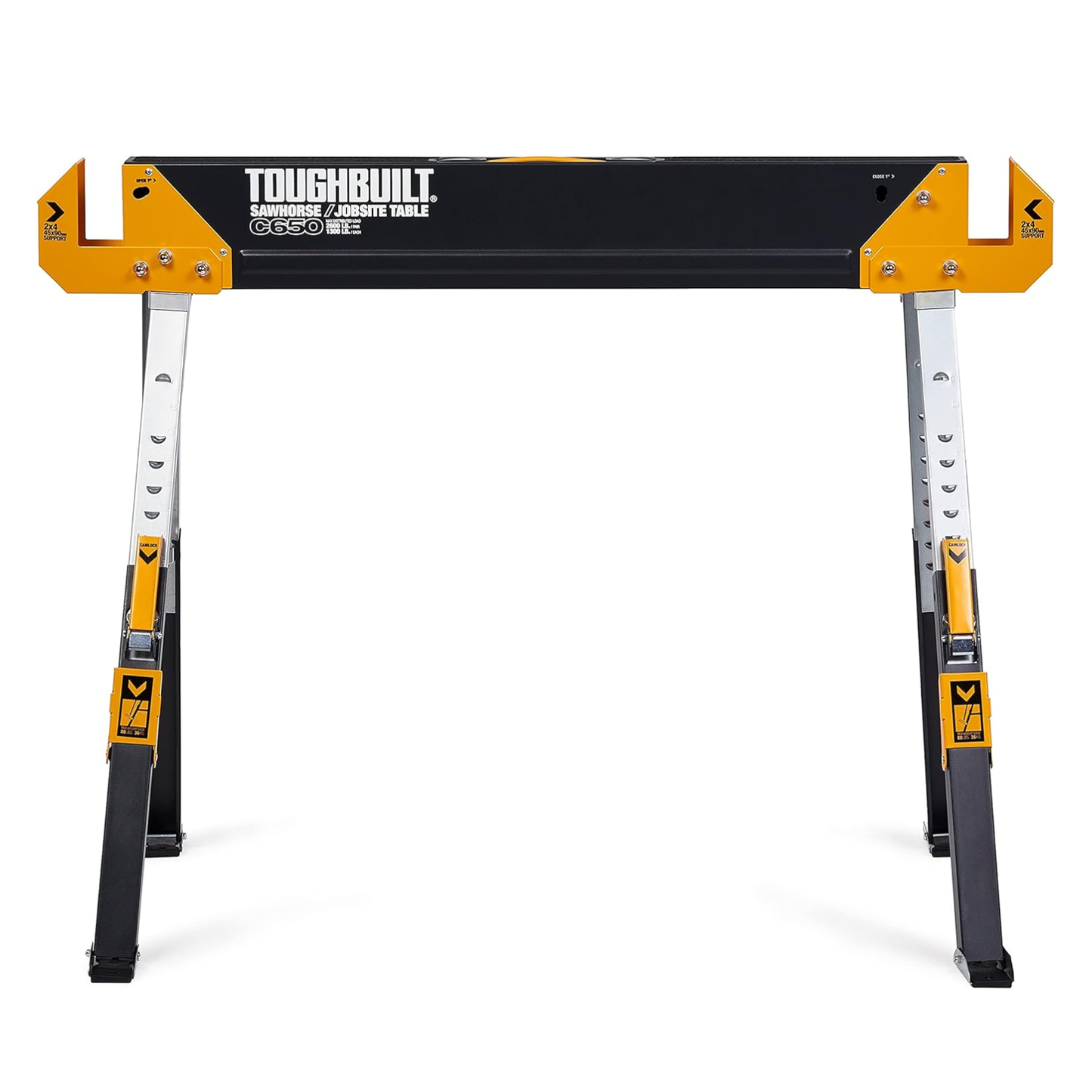 ToughBuilt Par de Caballetes Aserrar TB-C650 Carga 1180kg