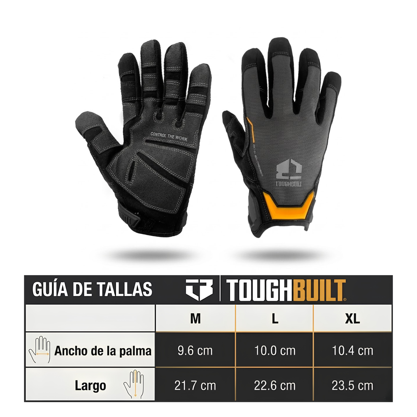 Guantes de trabajo Toughbuilt TB-G03 Uso Rudo