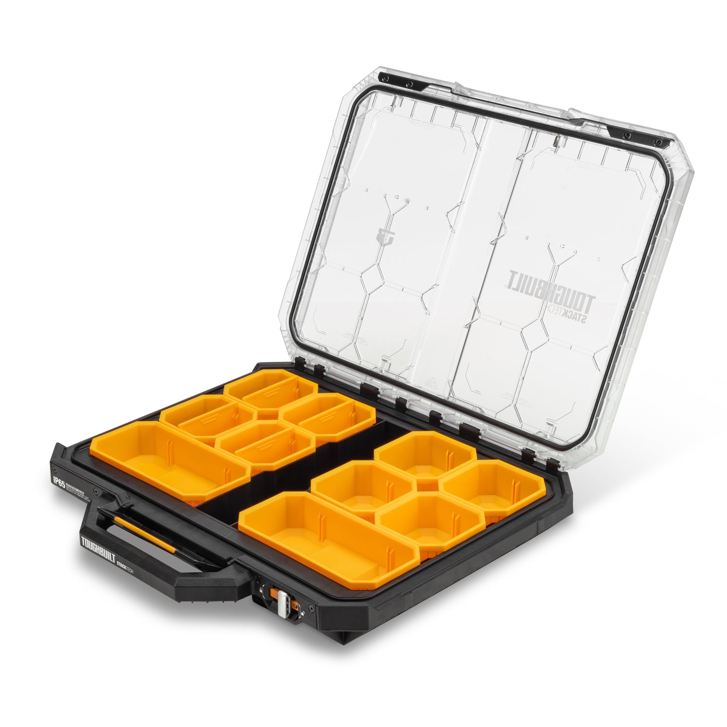 Organizador Perfil Bajo Toughbuilt StackTech Con Compartimentos