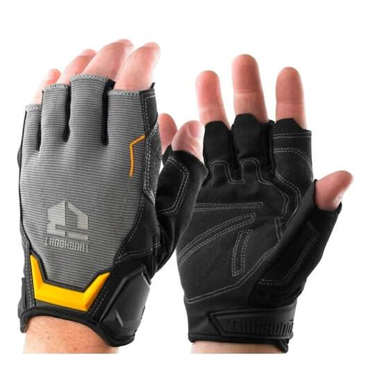 Guantes Medio Dedo para Trabajo ToughBuilt TB-G06 Cierre Ajustable
