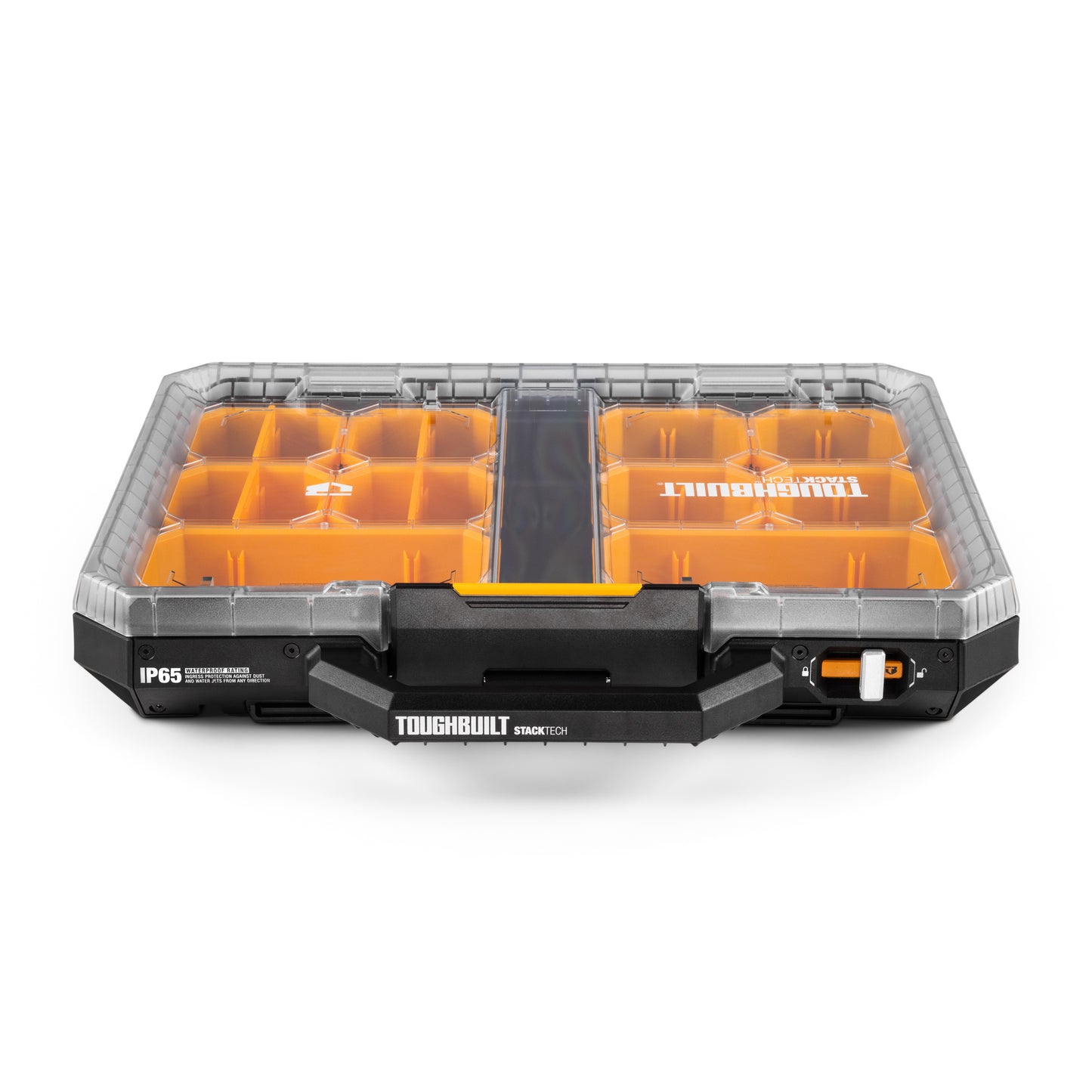 Organizador Perfil Bajo Toughbuilt StackTech Con Compartimentos