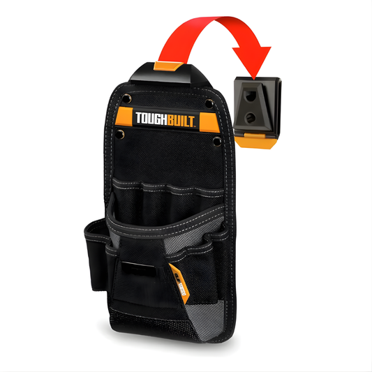 Coleto Tecnico 11 Bolsillos Cliptech Toughbuilt Tb-ct-22 Color Negro