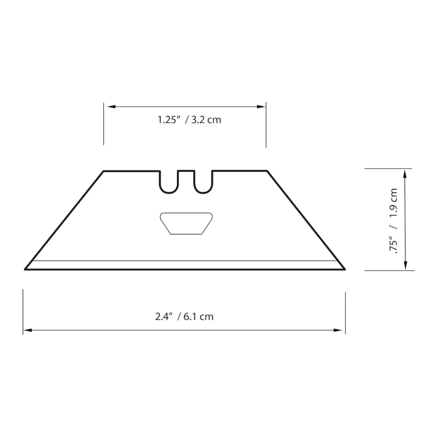 Toughbuilt Navajas TB-H4S30-80 Repuesto Multiusos 2 Pack 60 pz