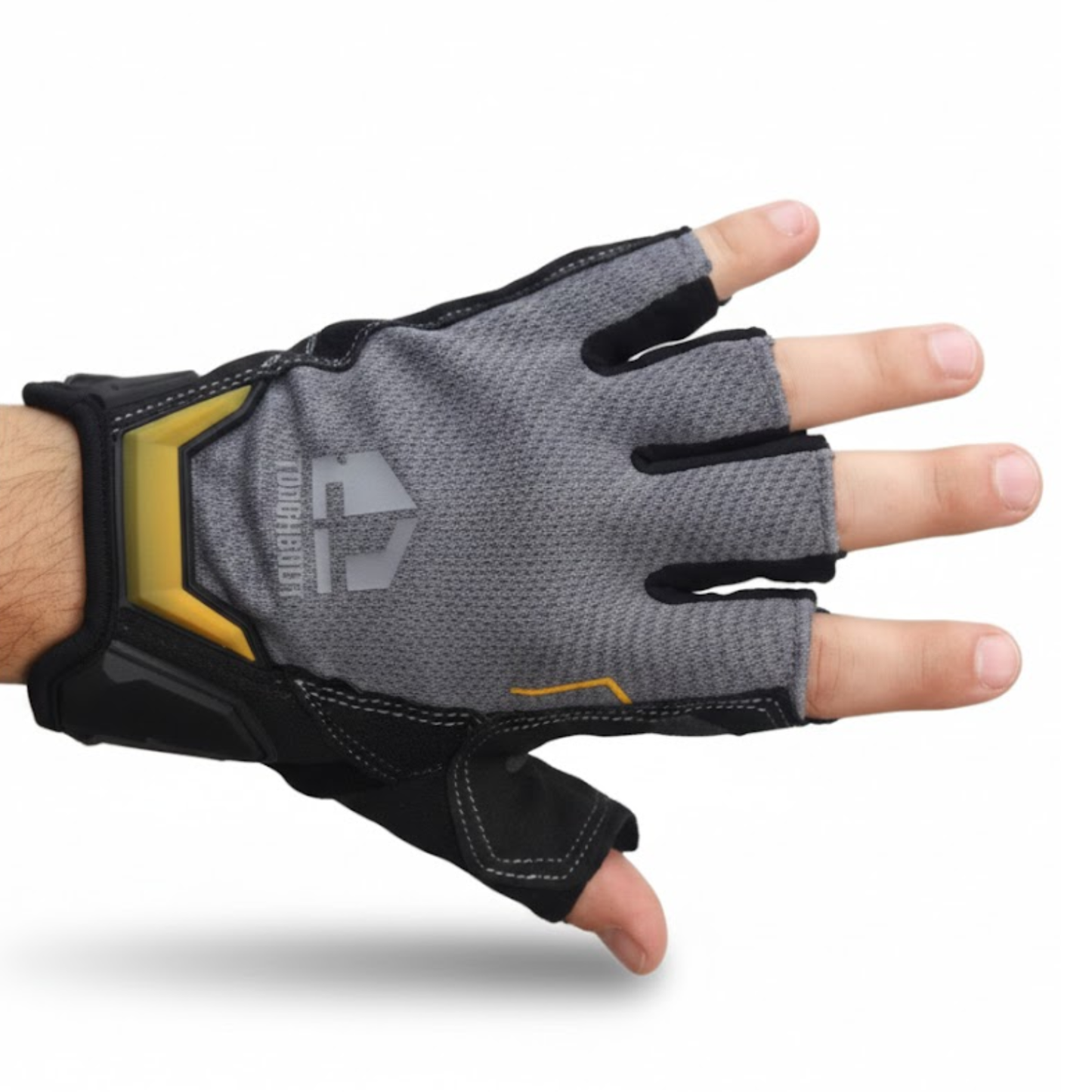 Guantes medio dedo Toughbuilt TB-G06 resistentes a abrasión